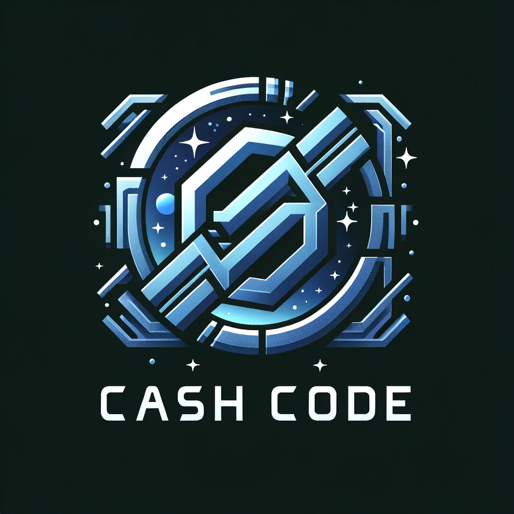 DALL·E 2023-11-05 18.46.49 - Create a high-definition logo for a space-based initiative named &#39;CASH code&#39;. The logo should have a futuristic and high-tech appearance, embodying th